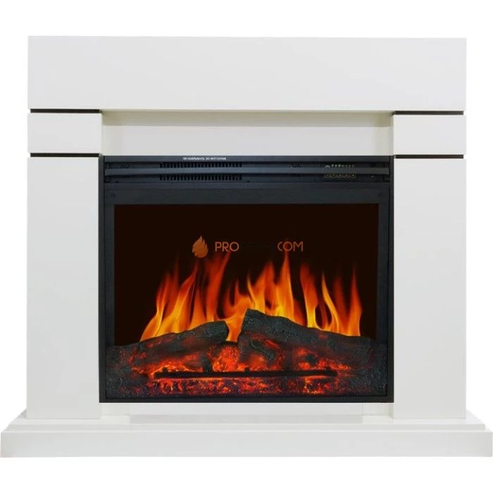 Каминокомплект Royal Flame Lindos - Белый с очагом Jupiter FX New