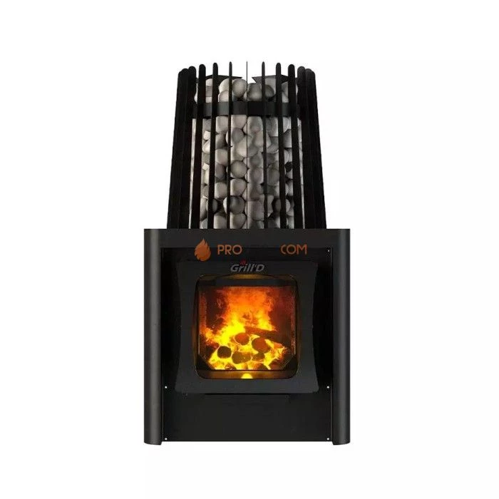 Дровяная банная печь Grill’D Cometa 180 Vega Long Window Max Pro