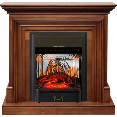 Каминокомплект Royal Flame Bradford - Орех с очагом Majestic FX M Black