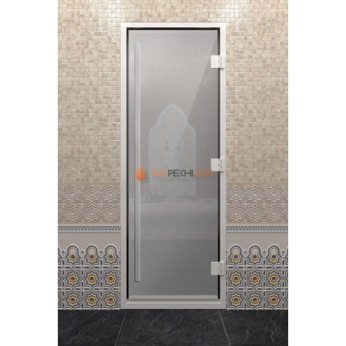 Дверь для хамама DoorWood Престиж Сатин, 2000х800 мм