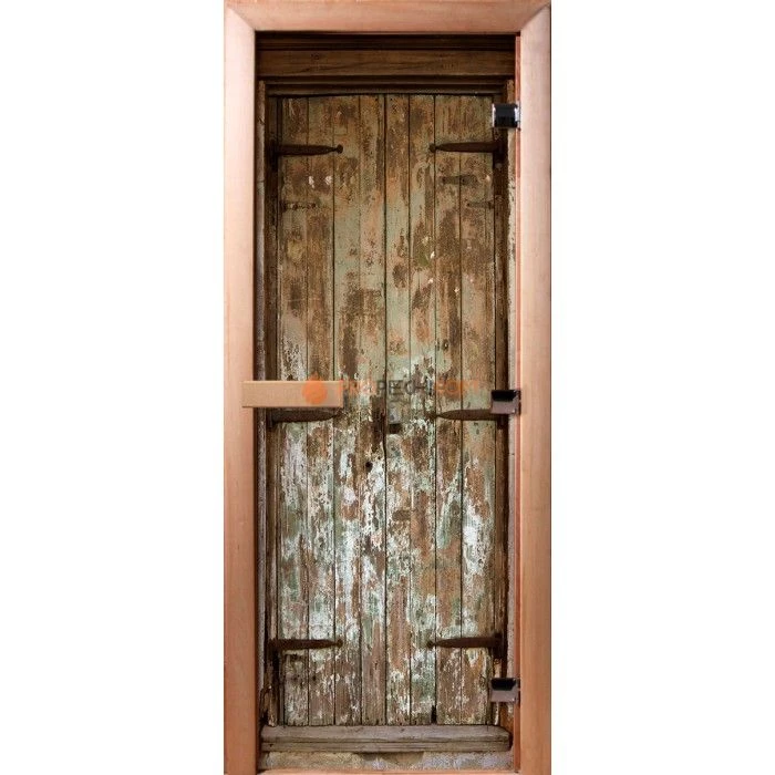 Дверь для бани DoorWood Фотопечать А028, 1800x800 мм