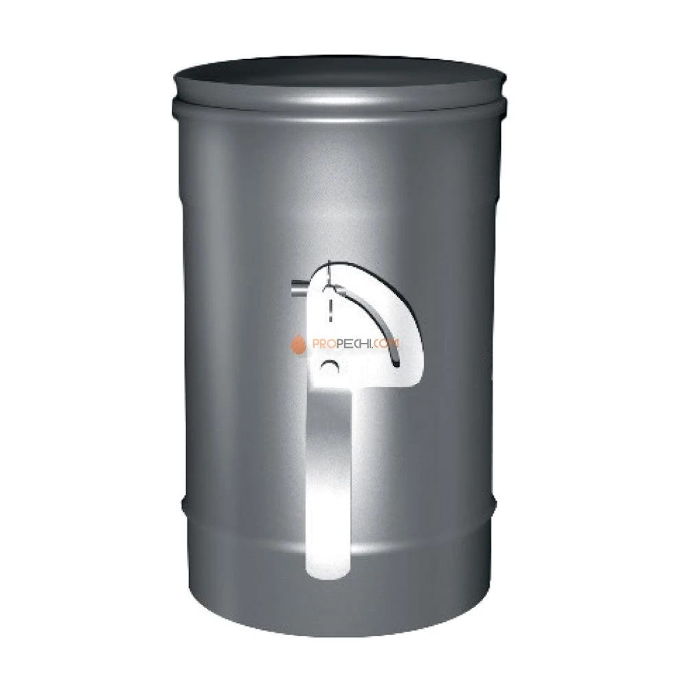 ЗАДВИЖКА ПОВОРОТНАЯ С МЕХАНИЗМОМ ФИКСАЦИИ D130, AISI 304 