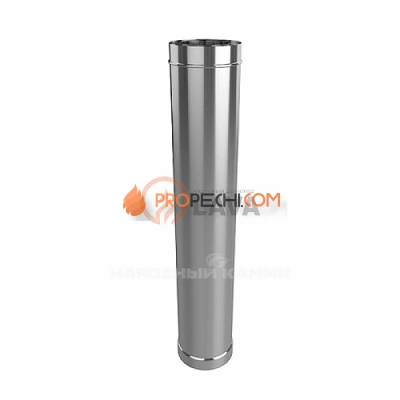 LAVA Труба-сэндвич 180/250, L=1000, нерж. 439 (0,5)/оцин. (ПЕРЛИТ)