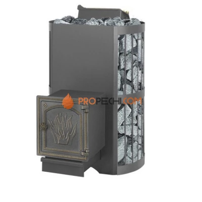 Дровяная печь для бани Везувий Скиф с закрытой каменкой (ДТ-4)