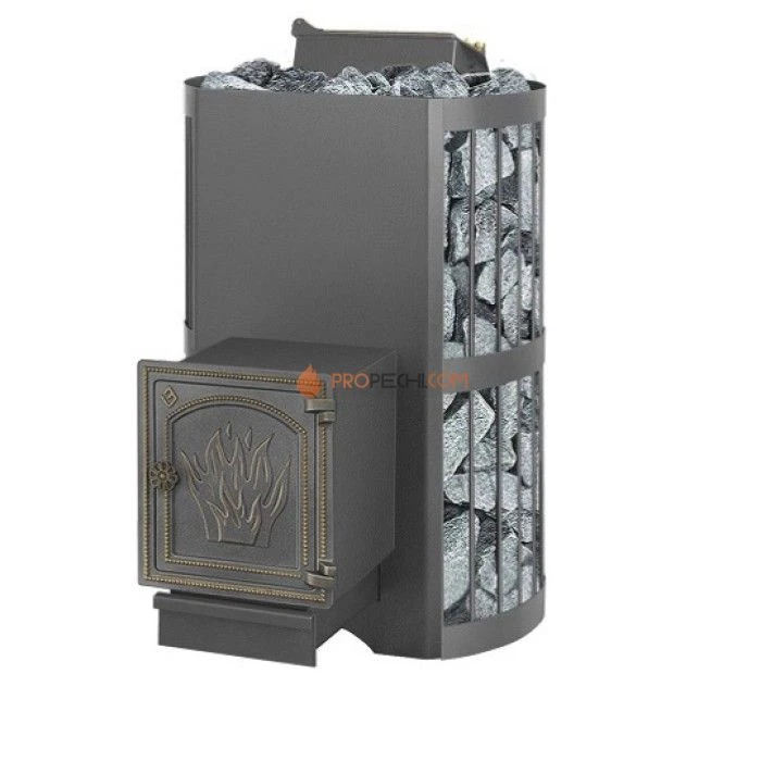 Дровяная печь для бани Везувий Скиф с закрытой каменкой (ДТ-4)