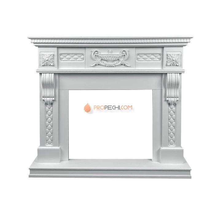 Каминокомплект Dimplex Corsica - Матовый белый с очагом Symphony 26 inch DF2608-INT