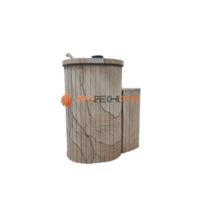 Дровяная печь для бани Ферингер Макси До 38 м³ - Окаменевшее дерево перенесенный рисунок