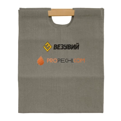 Сумка для дров Везувий S610 (Брезент Серая)