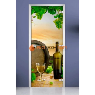 Стеклянная межкомнатная дверь DoorWood с фотопечатью Fruite-19, 2000х800 мм