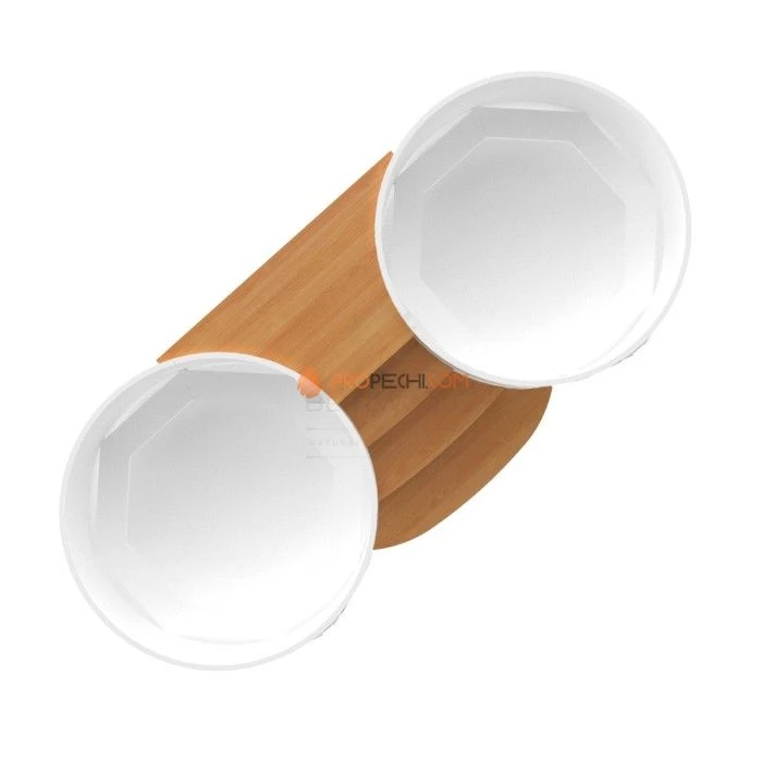 Подиум BentWood на 2 купели D 1,8 из натуральной лиственницы