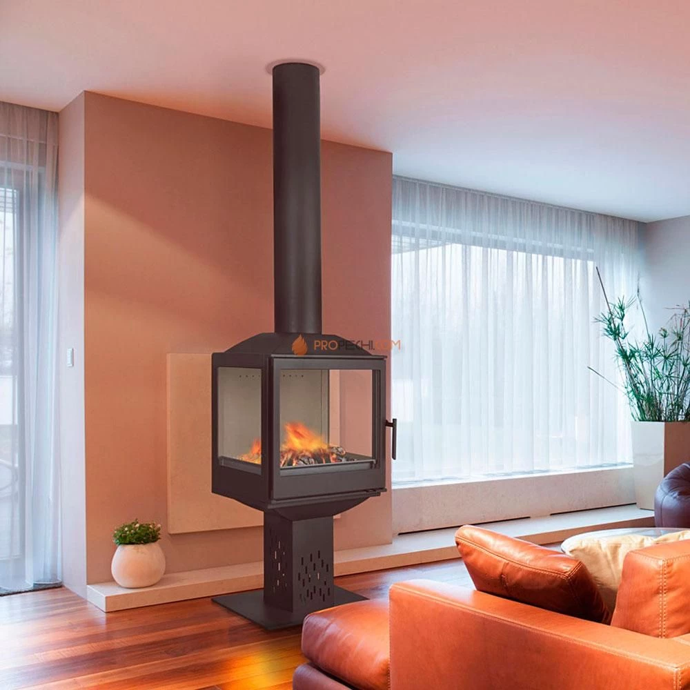 Печь-камин Liseo Castiron LCI 5 GFLR Compact