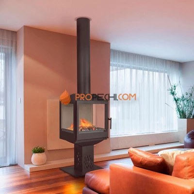 Печь-камин Liseo Castiron LCI 5 GFLR Compact