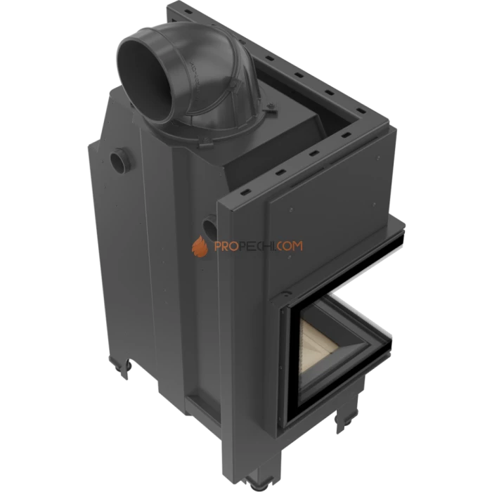 Каминная топка Kratki MBM/L/BS/SG (гнутое стекло слева) (10 кВт)