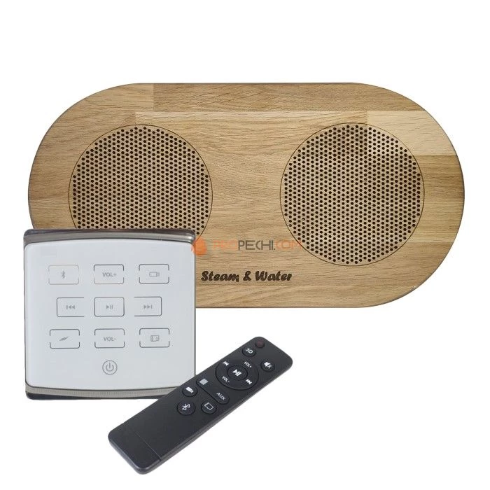 Комплект акустической системы встраиваемый SW 1 White ECO Wood, двойной Овал (две колонки)