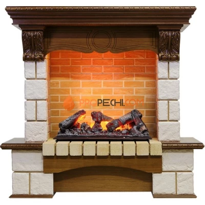 Каминокомплект Dimplex Pierre Luxe - Дуб / Шампань (Высота 1035мм) с очагом Cassette 600 NH