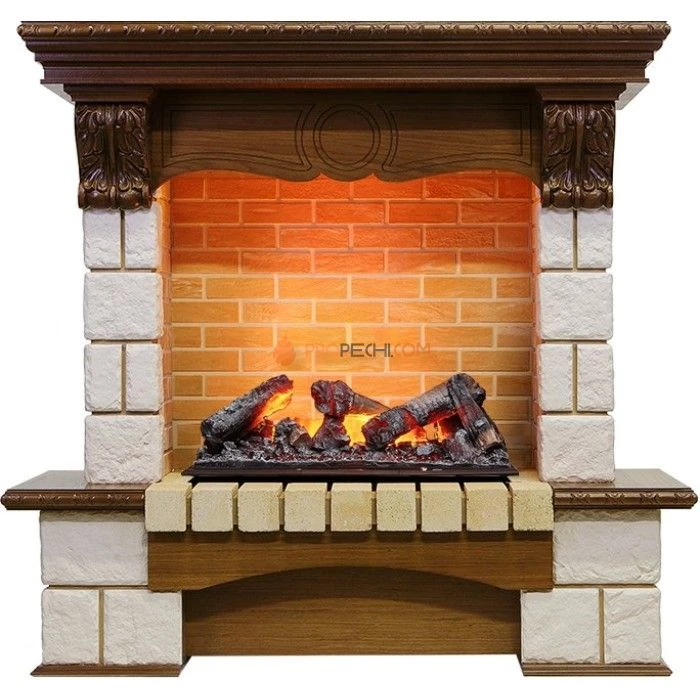 Каминокомплект Dimplex Pierre Luxe - Дуб / Шампань (Высота 1035мм) с очагом Cassette 600 NH