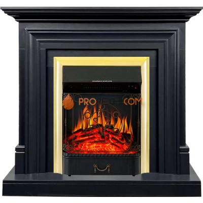 Каминокомплект Royal Flame Bradford - Серый графит с очагом Majestic FX Brass