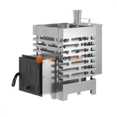 Дровяная печь для бани ASTON 12 INOX АКВА