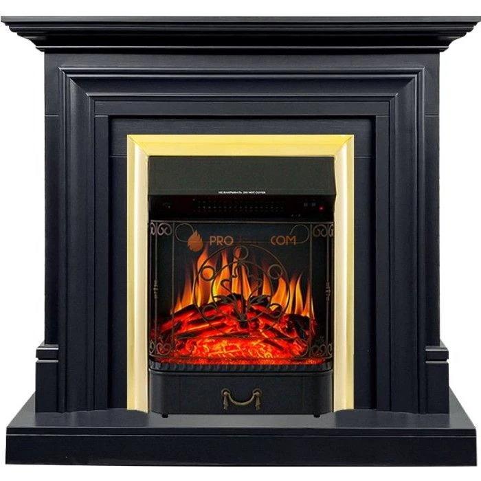 Каминокомплект Royal Flame Bradford - Серый графит с очагом Majestic FX Brass