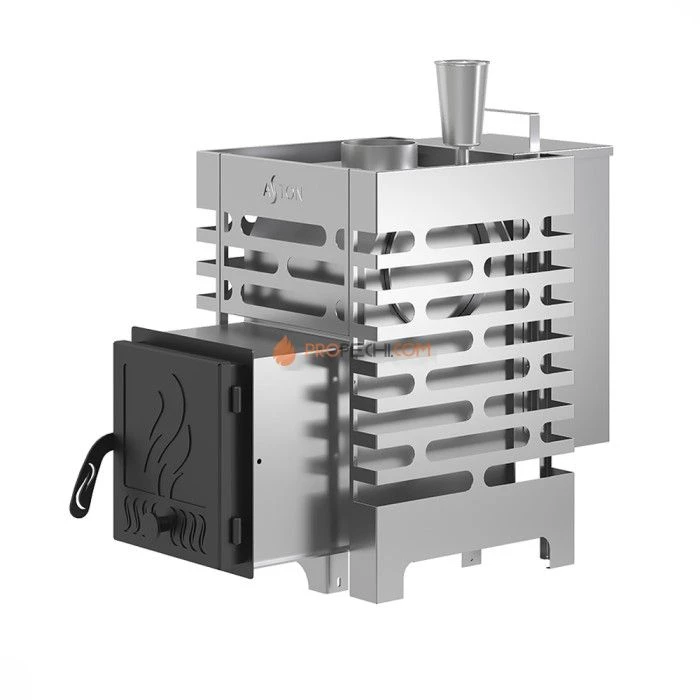 Дровяная печь для бани ASTON 12 INOX АКВА