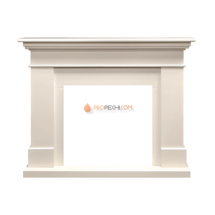 Каминокомплект Royal Flame California - Слоновая кость с очагом 5D V-ART 25