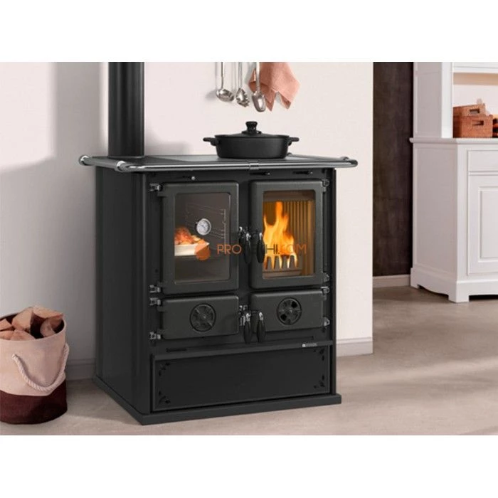 Печь-камин La Nordica Rosetta Sinistra Steel Antracite