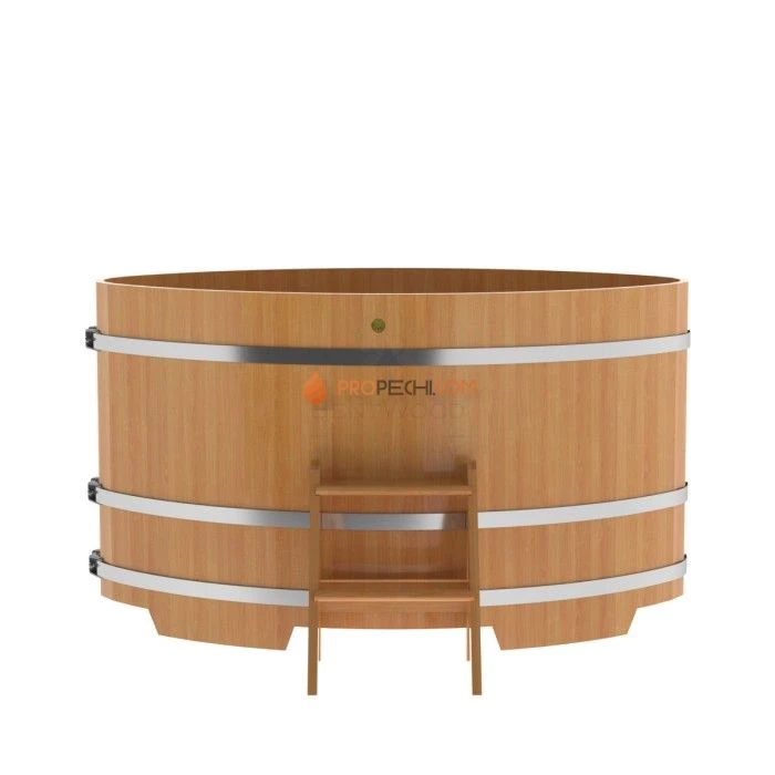 Купель BentWood овальная из натуральной лиственницы 1,08х1,75