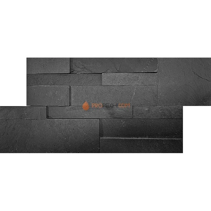Панель Модерн Сланец Черный (350х180мм) упак. (6шт/0,378м2)