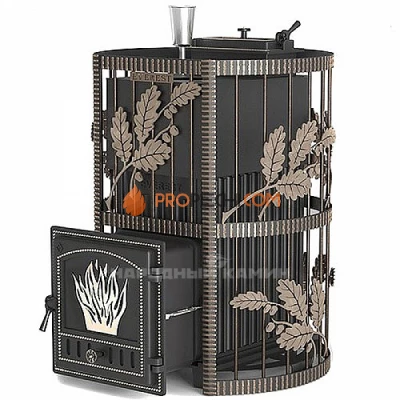 Печь для бани Эверест Ковка 24 (281) закрытая каменка