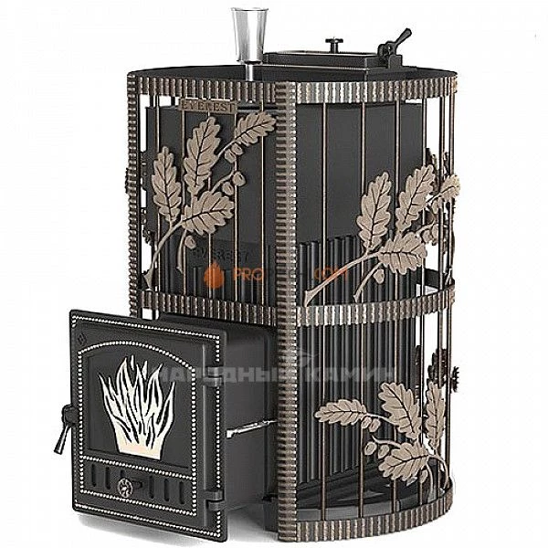 Печь для бани Эверест Ковка 24 (281) закрытая каменка