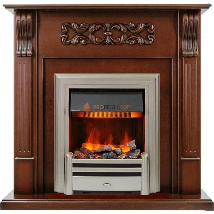 Каминокомплект Dimplex Venice - Махагон коричневый антик с очагом Chesford