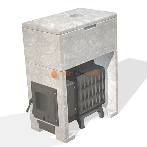 Облицовка Скона высокая Талькохлорит с туннелем