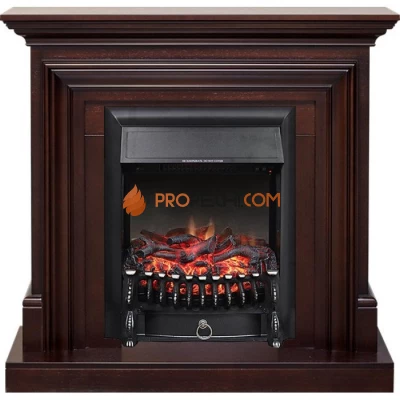 Каминокомплект Royal Flame Bradford - Темный дуб с очагом Fobos FX Black