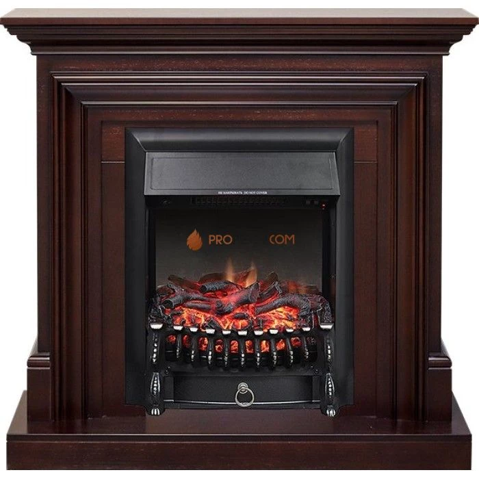 Каминокомплект Royal Flame Bradford - Темный дуб с очагом Fobos FX Black