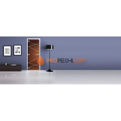 Стеклянная межкомнатная дверь DoorWood с рисунком MG-10 Бронза матовая, 2000х800 мм