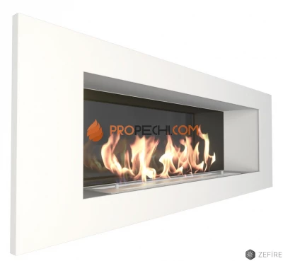 Биокамин Zefire Elliot 1200 белый со стемалитом