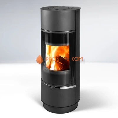 Печь-камин Thorma ATIKA STEEL, черная