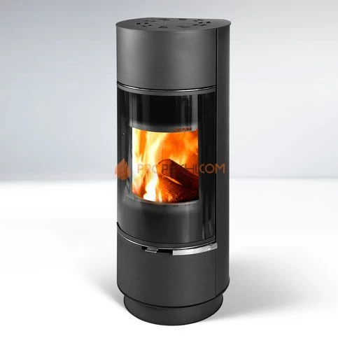 Печь-камин Thorma ATIKA STEEL, черная