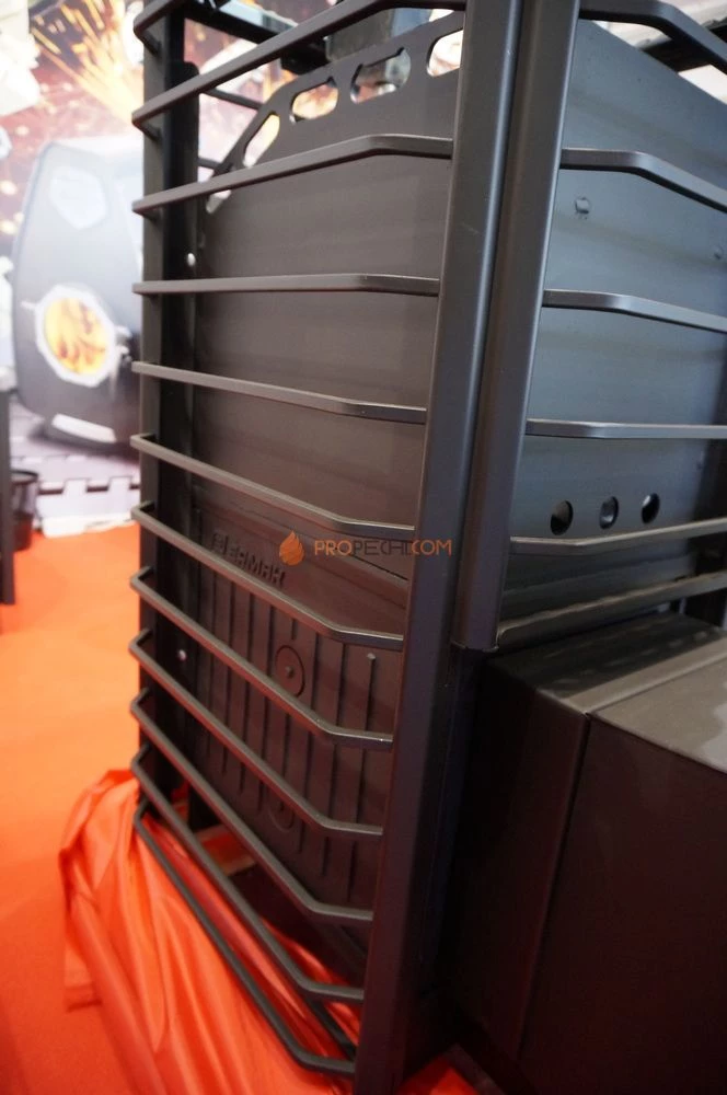 Банная печь Ермак 16-Сетка-Премиум чугун