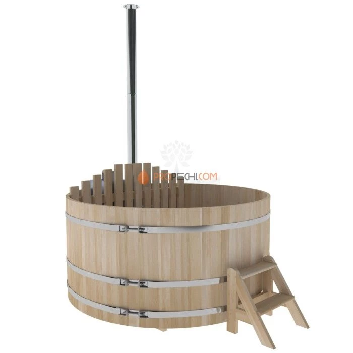 Фурако BentWood из кедра D=2.1 с внутренней печкой премиум