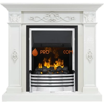 Каминокомплект Dimplex Derby - Белый дуб с очагом Flagstaff