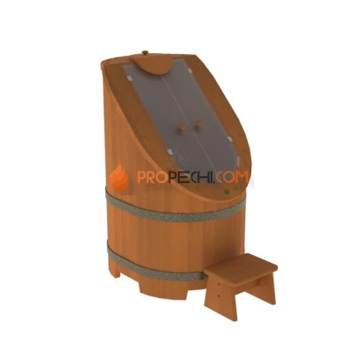 Фитобочка BentWood из кедра со стеклом Премиум Коньяк