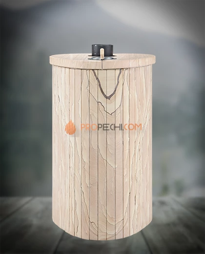 Банная печь Ферингер ПФ Оптима Окаменевшее дерево перенесенный рисунок