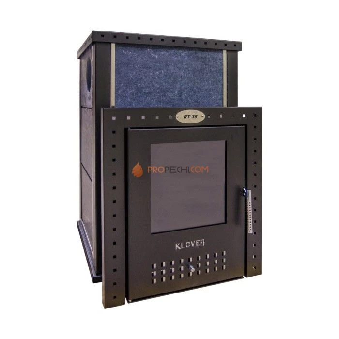 Дровяная печь для бани Klover RT 35 ( Жадеит 30мм)