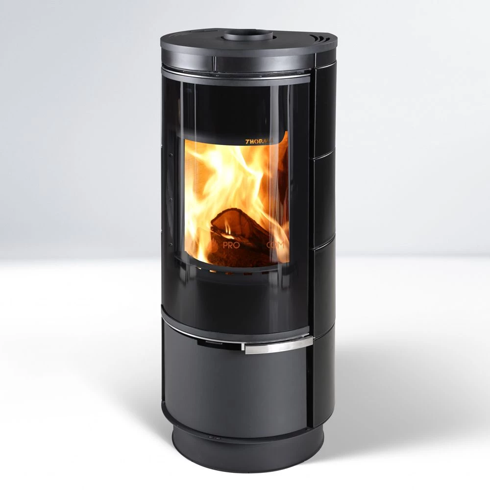 Печь-камин Thorma ANDORRA Plus Ceramic, черная