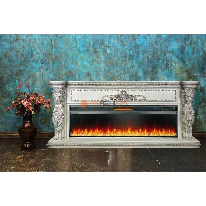 Каминокомплект Royal Flame Windsor 42 - Темный дуб с очагом Vision 42 LOG LED