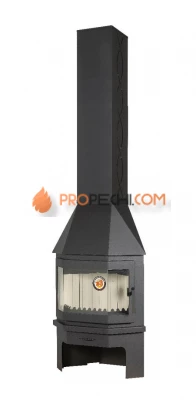 Печь-камин Бавария Угловая