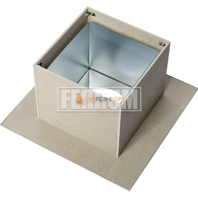 Потолочно проходной узел Н(430/0,5 мм + минерит) max t=600°C Ø280