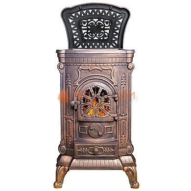 Чугунная печь Везувий А-07 "Медь"