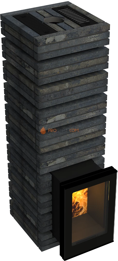 Банная печь Grill'D Shaman Long (3 каменки)